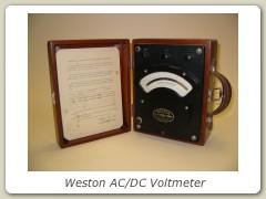 Weston AC/DC Voltmeter
