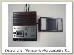 Dictaphone  (Panasonic Microcassette Transcriber)