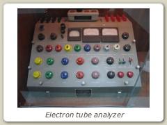 Electron tube analyzer